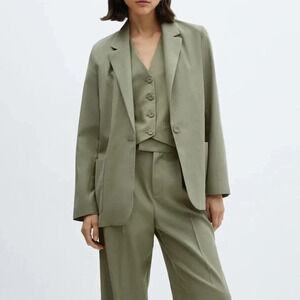 Mango Pockets suit blazer